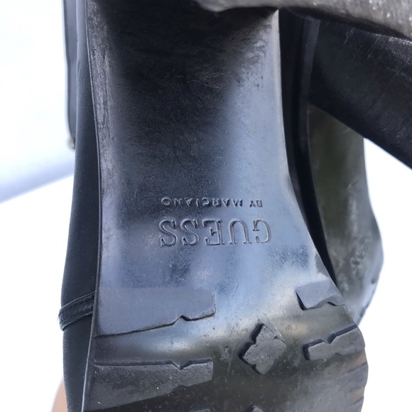 Rare! Vintage GUESS by Marciano Lace Up Boots! Combat Granny Grunge Boots 90s - Picture 5 of 9